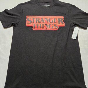 NWT Stranger Things Youth Front Print T-shirt (L 10-12 )